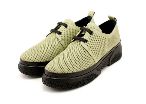 Pantofi casual dama verde - model Edelweiss.