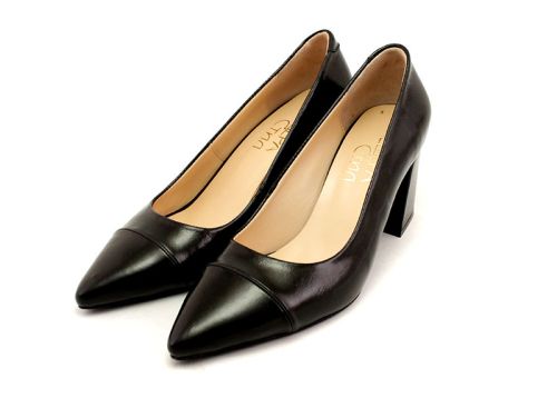 Pantofi formali dama negru, model Mira.