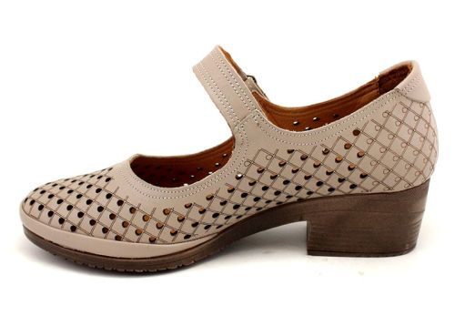 Дамски, ежедневни обувки във визонено - Модел Ружа.