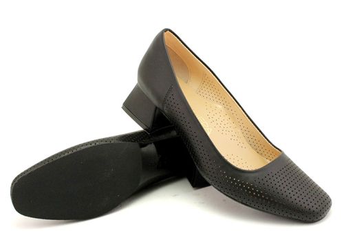 Pantofi formali dama negru, model Mina.