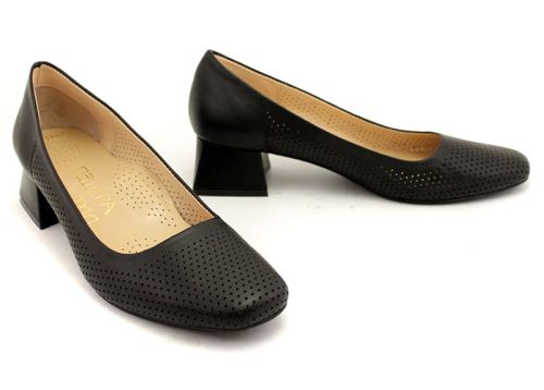 Pantofi formali dama negru, model Mina.
