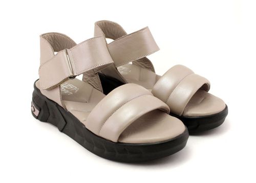 Дамски, ежедневни сандали във визонен цвят - Модел Вивиян.