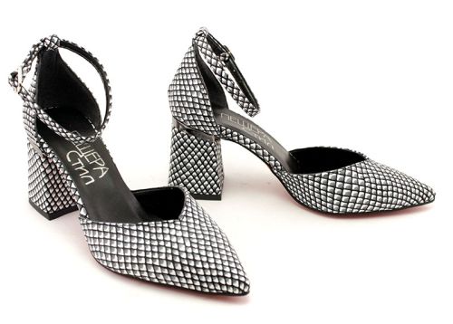 Sandale formale dama negru, model Diora.