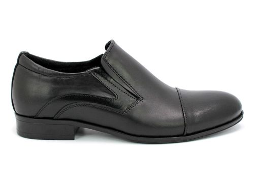 Pantofi formali din piele pentru bărbați în negru Assen 