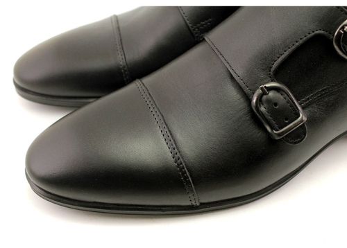 Мъжки официални обувки в черно, модел Любозар.