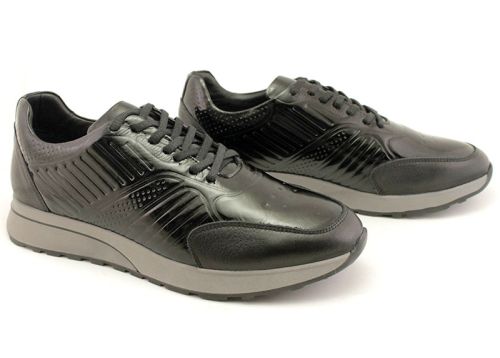 Мъжки, ежедневни обувки в черно - Модел Картър.