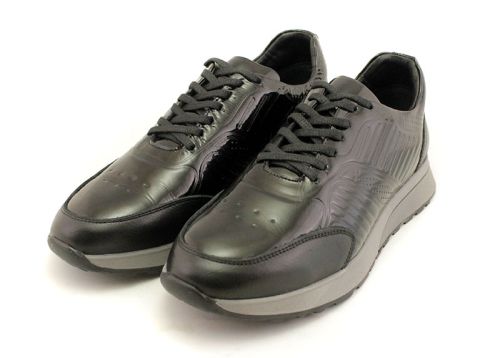 Мъжки, ежедневни обувки в черно - Модел Картър.