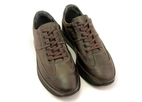 Мъжки, ежедневни обувки в сиво - Модел Викторио.