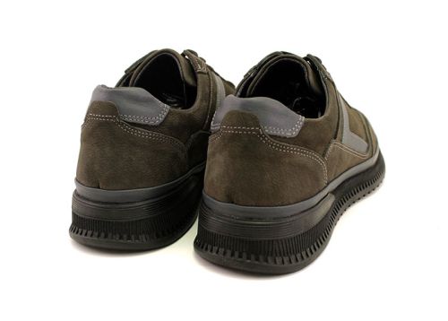 Мъжки, ежедневни обувки в сиво - Модел Ноа.