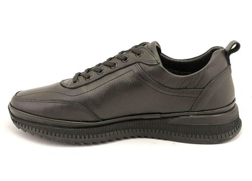 Мъжки, ежедневни обувки в черно - Модел Салвадор.