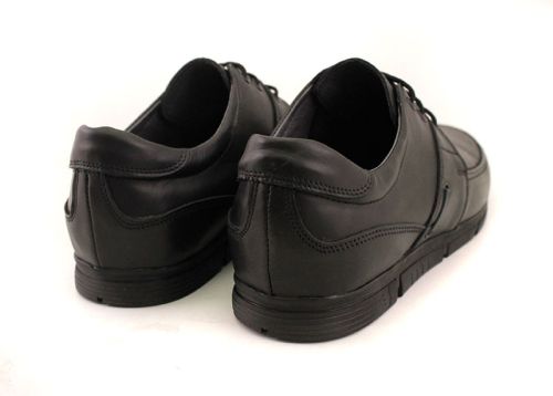Мъжки, ежедневни обувки в черно - Модел Симеон.