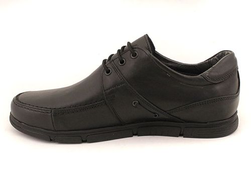 Мъжки, ежедневни обувки в черно - Модел Симеон.