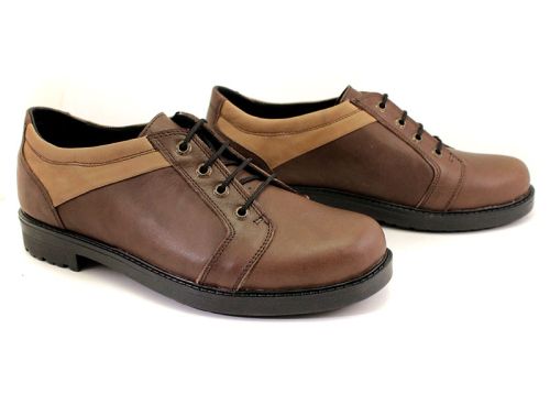 Мъжки, ежедневни обувки в кафяво - Модел Ричи.