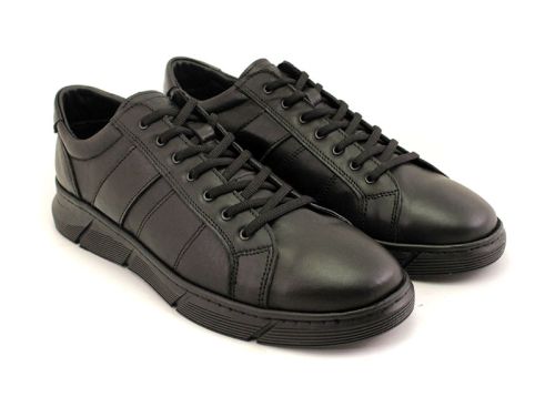 Мъжки, ежедневни обувки в черно - Модел Хари