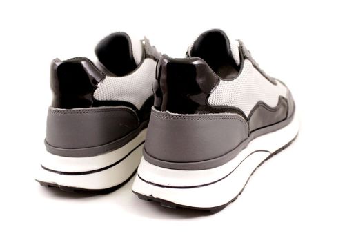 Мъжки спортни обувки в сиво - Модел Дориан