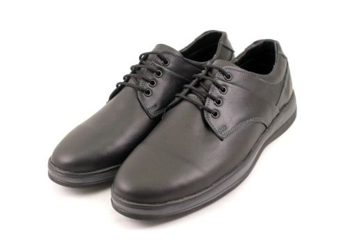 Мъжки ежедневни обувки в черно - Модел Стив