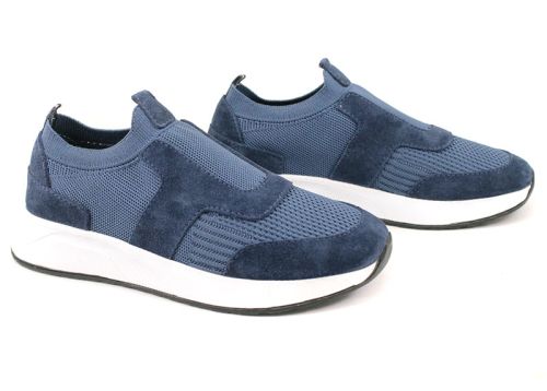 Pantofi sport pentru bărbați în albastru - Model Antares
