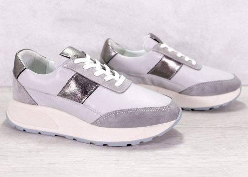 Grigio Comfort - сиви дамски спортни обувки с модерна визия - Модел София