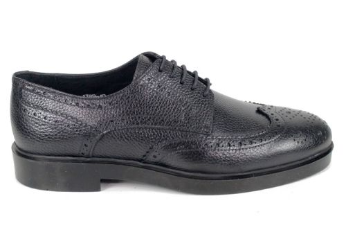 Pantofi eleganți bărbătești Linea Ombra – Oxford din piele naturală floater neagră