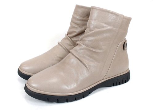 дамски боти Lina Arte естествена кожа визон