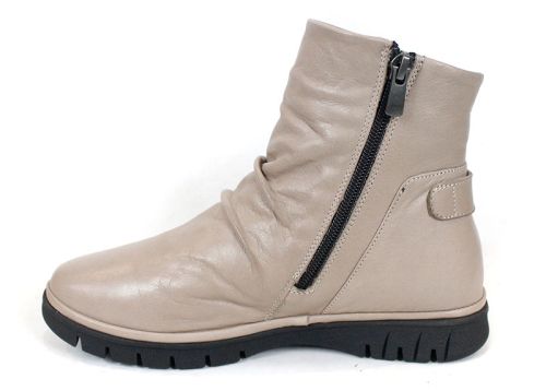 дамски боти Lina Arte естествена кожа визон