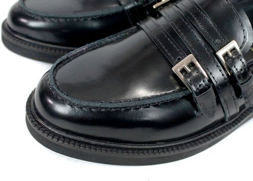 дамски обувки Nobile Passo черна естествена кожа лоуфър