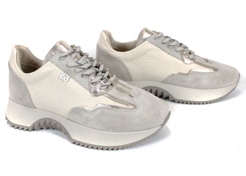 дамски сникърси Luna Alba естествена кожа велур бежови