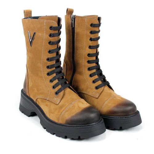 дамски кубинки terra vento тютюн естествен набук