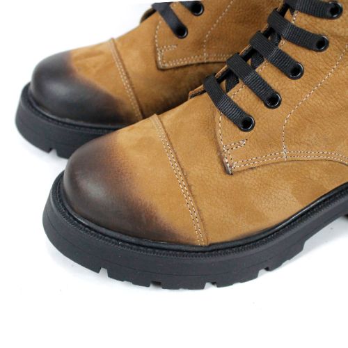 дамски кубинки terra vento тютюн естествен набук