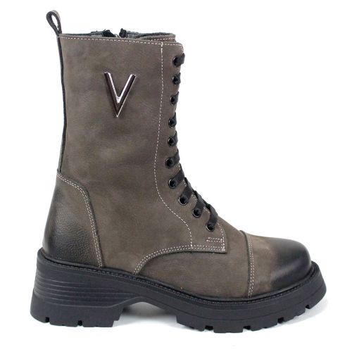 дамски кубинки terra vento тъмно сив естествен набук