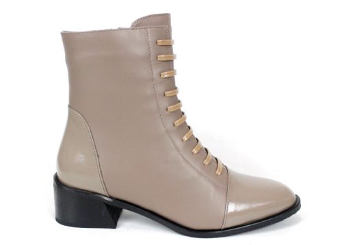 Stella Urbano - Mocasini de dama din piele naturala cu accente stilate