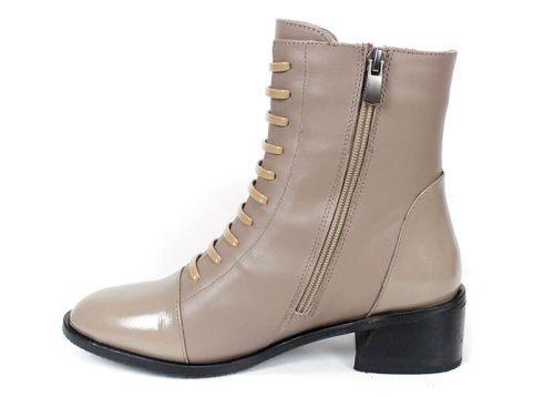 Stella Urbano - Mocasini de dama din piele naturala cu accente stilate