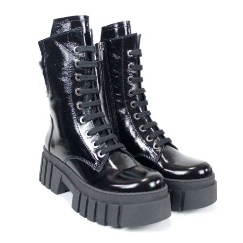 дамски кубинки nova rebel черен естествен лак