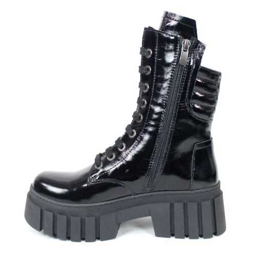 дамски кубинки nova rebel черен естествен лак