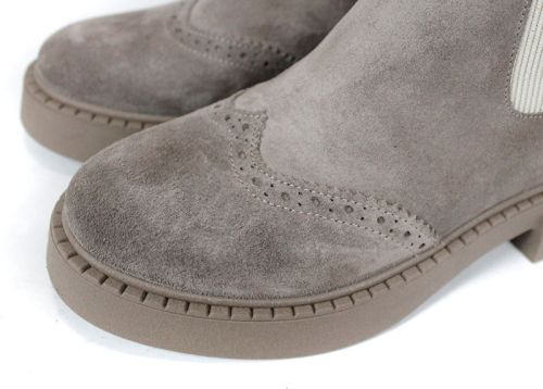 дамски боти Modo Serein естествен велур визон