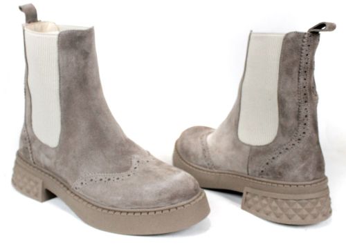 дамски боти Modo Serein естествен велур визон