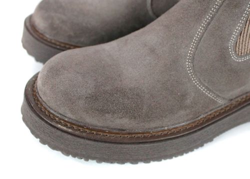 дамски Челси боти Nordéa естествен велур визон