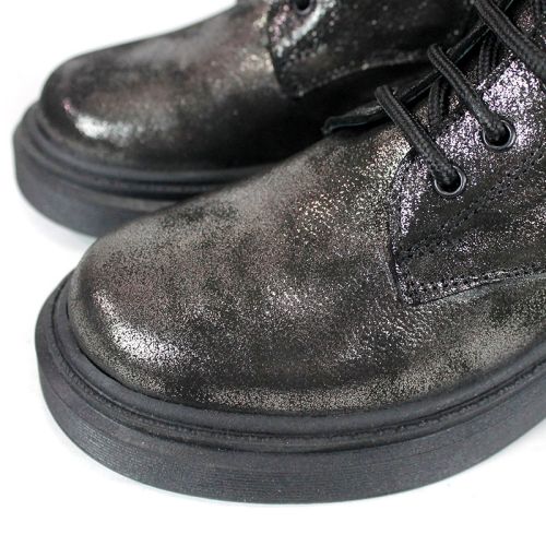 дамски боти Nero Audace естествена кожа старо сребро