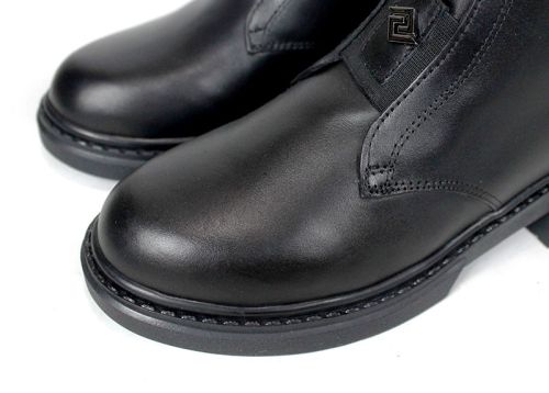 дамски боти Nero Passo естествена кожа черни удобни