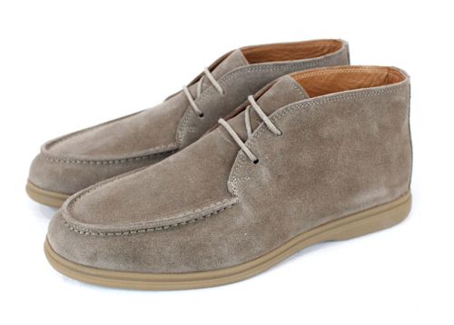 Мъжки велурени кларкове Prestigio Sabbia – пясъчно кафяв велур