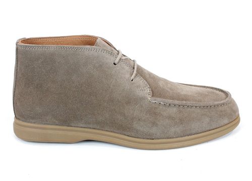 Мъжки велурени кларкове Prestigio Sabbia – пясъчно кафяв велур