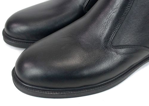 Shadow Classico – Мъжки официални боти от естествена кожа с цип