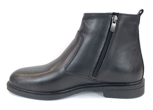 Shadow Classico – Мъжки официални боти от естествена кожа с цип