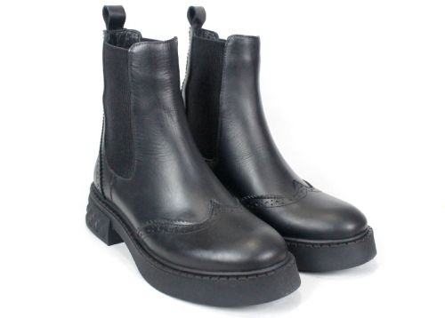 🖤 Дамски боти Modo Serein – естествена кожа, черни