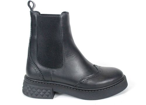 🖤 Дамски боти Modo Serein – естествена кожа, черни