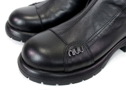 Noir Stella – дамски зимни боти от естествена кожа с топла подплата