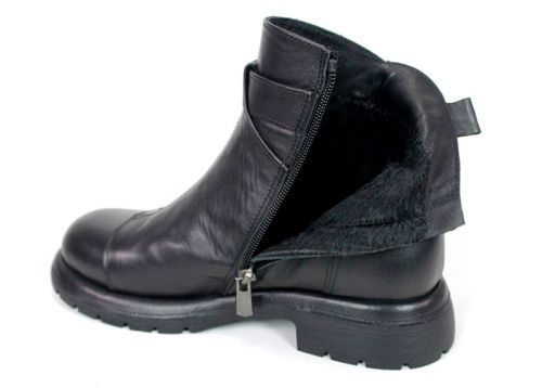 Noir Stella – дамски зимни боти от естествена кожа с топла подплата