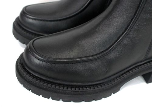 Дамски боти Luce Velluto – черна естествена кожа