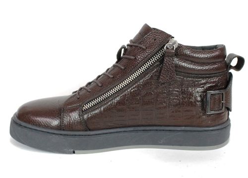 Мъжки спортни боти Modèlo Ferox – естествена кожа, кафяв цвят