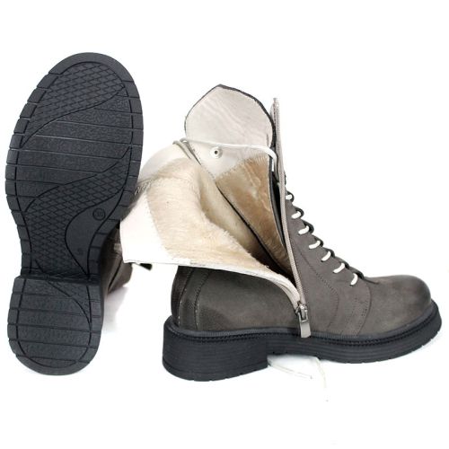 Дамски зимни кубинки от естествен набук – модел Nordic Flair